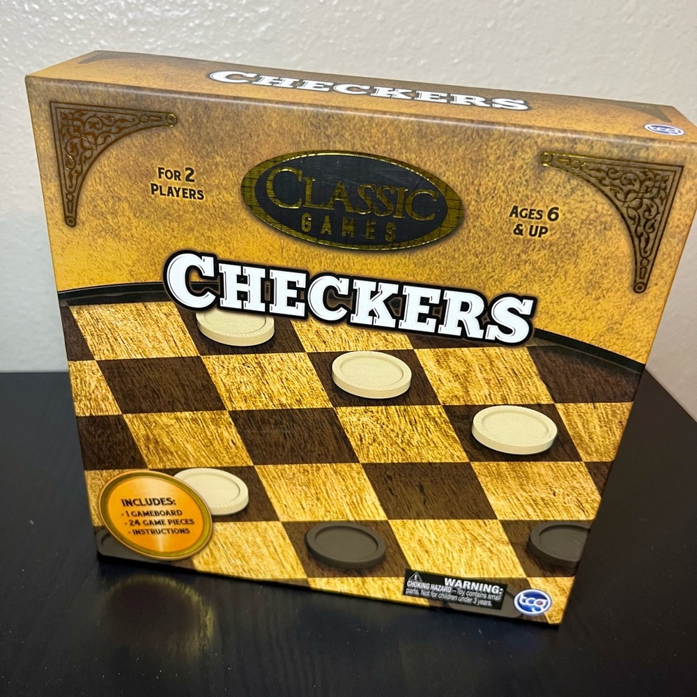 Checkers Game - Brand New in Box
